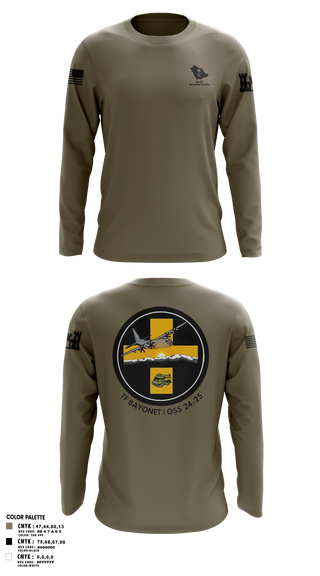 Long Sleeve Performance Shirt, , Army, Teamtime, Team time, sublimation, custom sports apparel, team uniforms, spirit wear, spiritwear, sports uniforms, custom shirts, team store, custom team store, fundraiser sports, apparel fundraiser
