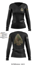 undefined Women's Long Sleeve V-neck Shirt - 3