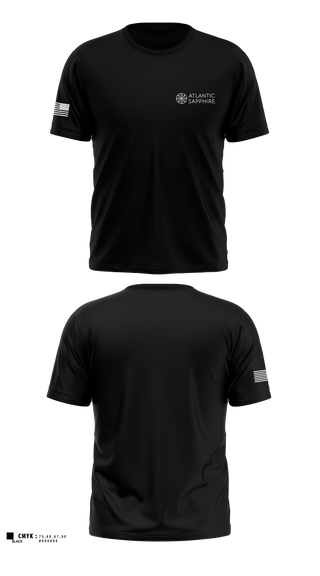 Old School Cotton Feel Shirt, Atlantic Sapphire, Army, Teamtime, Team time, sublimation, custom sports apparel, team uniforms, spirit wear, spiritwear, sports uniforms, custom shirts, team store, custom team store, fundraiser sports, apparel fundraiser
