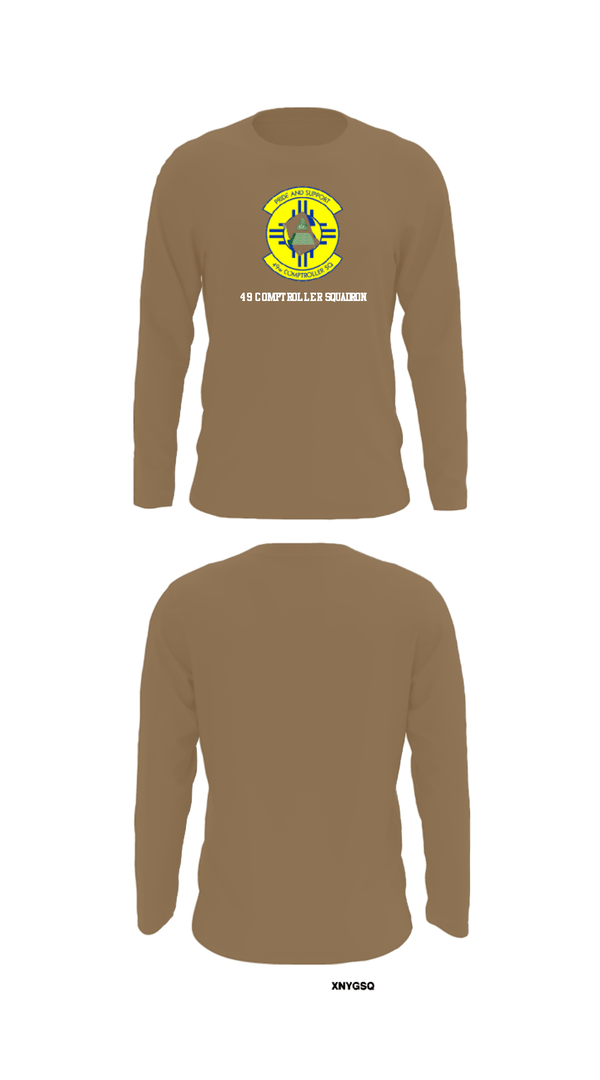 Long Sleeve Performance Shirt, 49 COMPTROLLER SQUADRON, , Teamtime, Team time, sublimation, custom sports apparel, team uniforms, spirit wear, spiritwear, sports uniforms, custom shirts, team store, custom team store, fundraiser sports, apparel fundraiser