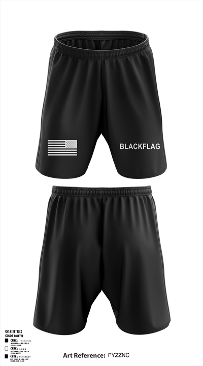 Blackflag 61511552 Athletic Shorts With Pockets - 1