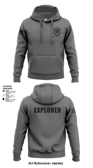 Hoodie, Waterbury Police Explorers, , Teamtime, Team time, sublimation, custom sports apparel, team uniforms, spirit wear, spiritwear, sports uniforms, custom shirts, team store, custom team store, fundraiser sports, apparel fundraiser