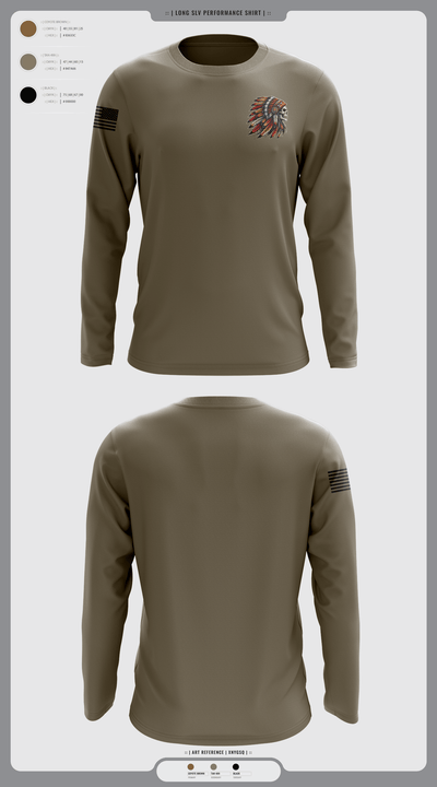 Comanche Squad 4858933 Long Sleeve Performance Shirt - 2