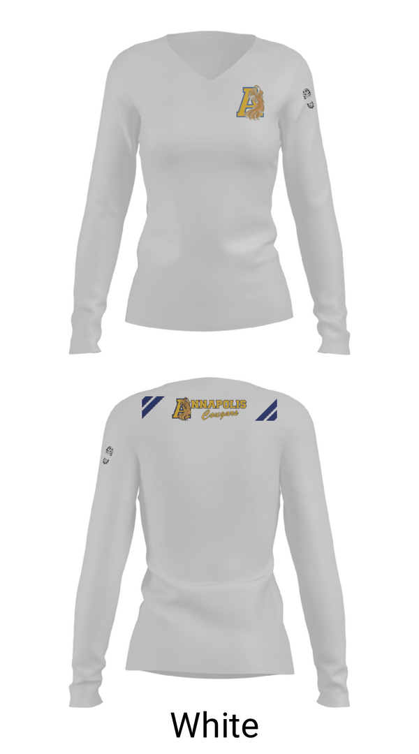 Women's Long Sleeve Vneck Shirt, AHS STEP TEAM, Women's Soccer, Teamtime, Team time, sublimation, custom sports apparel, team uniforms, spirit wear, spiritwear, sports uniforms, custom shirts, team store, custom team store, fundraiser sports, apparel fundraiser