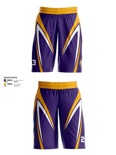 A2Zoe Basketball 60919900 Mens Reversible Basketball Shorts - 2