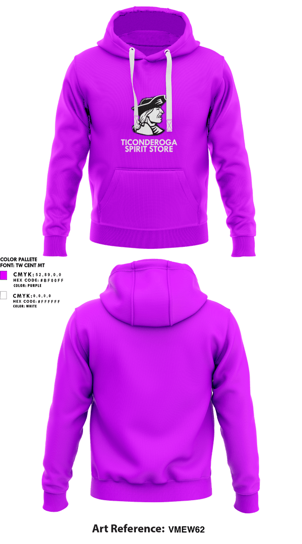 Hoodie, Ticonderoga Senior High School, Spirit Store, Teamtime, Team time, sublimation, custom sports apparel, team uniforms, spirit wear, spiritwear, sports uniforms, custom shirts, team store, custom team store, fundraiser sports, apparel fundraiser