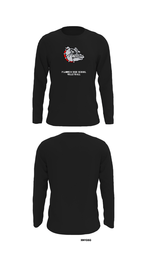 Long Sleeve Performance Shirt, Plainview High School Volleyball, Women's Volleyball, Teamtime, Team time, sublimation, custom sports apparel, team uniforms, spirit wear, spiritwear, sports uniforms, custom shirts, team store, custom team store, fundraiser sports, apparel fundraiser