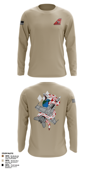 Long Sleeve Performance Shirt, VFA-102, , Teamtime, Team time, sublimation, custom sports apparel, team uniforms, spirit wear, spiritwear, sports uniforms, custom shirts, team store, custom team store, fundraiser sports, apparel fundraiser