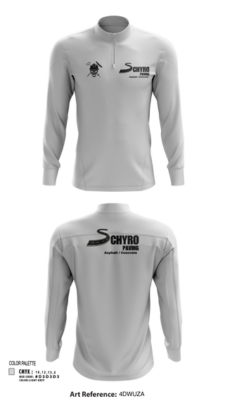 Quarter Zip Jacket, Schyro paving, , Teamtime, Team time, sublimation, custom sports apparel, team uniforms, spirit wear, spiritwear, sports uniforms, custom shirts, team store, custom team store, fundraiser sports, apparel fundraiser