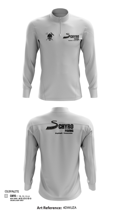 Schyro paving 23957355 Quarter Zip Jacket - 111