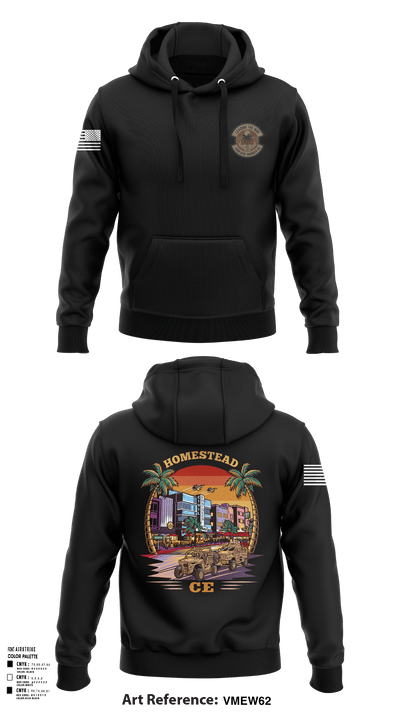 482D Civil Engineer Squadron 21891413 Hoodie - 124