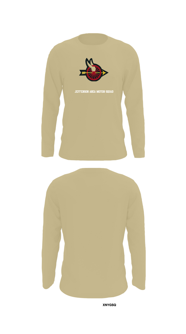 Long Sleeve Performance Shirt, Jefferson Area Motor Squad, Police, Teamtime, Team time, sublimation, custom sports apparel, team uniforms, spirit wear, spiritwear, sports uniforms, custom shirts, team store, custom team store, fundraiser sports, apparel fundraiser