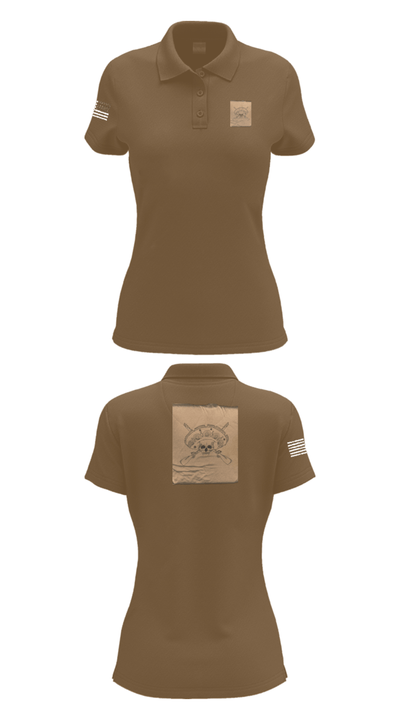 Los Pistoleros 43095637 Women's Short Sleeve Performance Polo  - 15