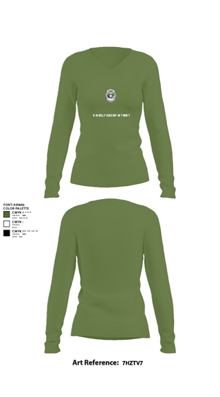 Women's Long Sleeve Vneck Shirt, Haskell Police Department, Police, Teamtime, Team time, sublimation, custom sports apparel, team uniforms, spirit wear, spiritwear, sports uniforms, custom shirts, team store, custom team store, fundraiser sports, apparel fundraiser
