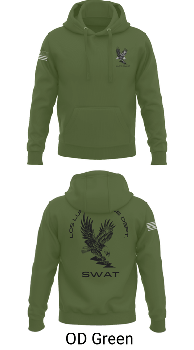 LOS LUNAS POLICE DEPT. SWAT 5938018 Hoodie - 55
