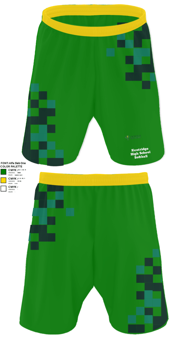 Athletic Shorts With Pockets, Kentridge High School Softball, Softball, Teamtime, Team time, sublimation, custom sports apparel, team uniforms, spirit wear, spiritwear, sports uniforms, custom shirts, team store, custom team store, fundraiser sports, apparel fundraiser