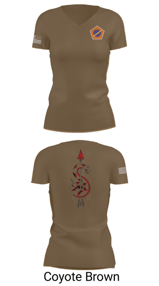 Women's Short Sleeve Vneck Shirt, 98th Expeditionary Signal Battalion, Army, Teamtime, Team time, sublimation, custom sports apparel, team uniforms, spirit wear, spiritwear, sports uniforms, custom shirts, team store, custom team store, fundraiser sports, apparel fundraiser
