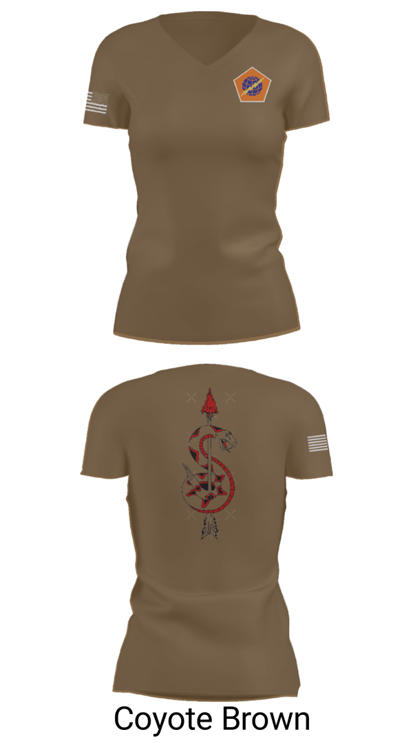 Women's Short Sleeve Vneck Shirt, 98th Expeditionary Signal Battalion, Army, Teamtime, Team time, sublimation, custom sports apparel, team uniforms, spirit wear, spiritwear, sports uniforms, custom shirts, team store, custom team store, fundraiser sports, apparel fundraiser