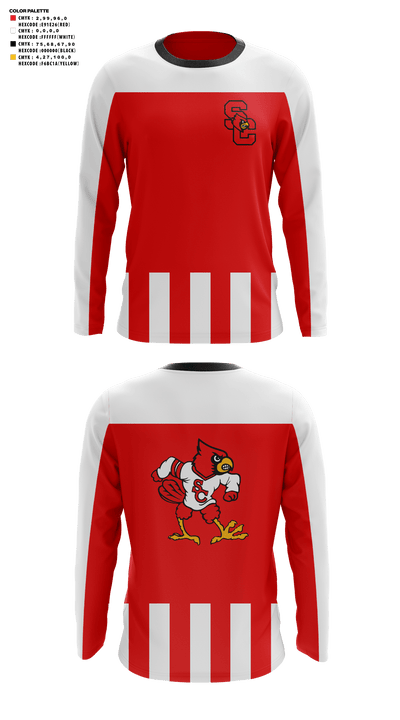 Scott County High School Golf 53136036 Long Sleeve Performance Shirt - 41