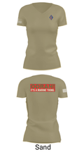 1st Marine Regiment 32808075 Women's Short Sleeve V-neck Shirt - 60