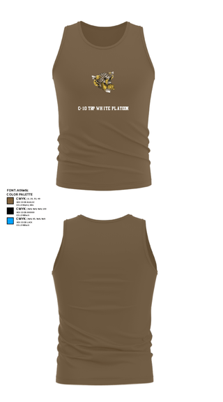 Tank Top, C-10 TRP white platoon, Army, Teamtime, Team time, sublimation, custom sports apparel, team uniforms, spirit wear, spiritwear, sports uniforms, custom shirts, team store, custom team store, fundraiser sports, apparel fundraiser