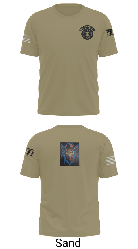 Old School Cotton Feel Shirt, U.S. Army Recruiting Eau Claire, Army, Teamtime, Team time, sublimation, custom sports apparel, team uniforms, spirit wear, spiritwear, sports uniforms, custom shirts, team store, custom team store, fundraiser sports, apparel fundraiser