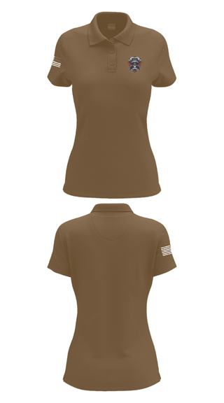 Womens Short Sleeve Performance Polo, 527th MP CO, Army, Teamtime, Team time, sublimation, custom sports apparel, team uniforms, spirit wear, spiritwear, sports uniforms, custom shirts, team store, custom team store, fundraiser sports, apparel fundraiser