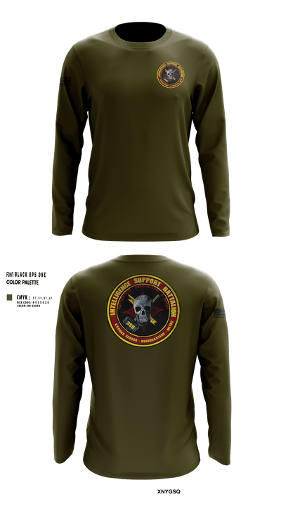 Battle Space Surveillance Company 88540160 Long Sleeve Performance Shirt - 8