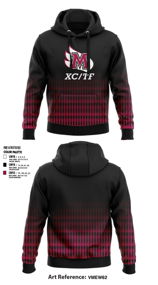 Hoodie, Meredith College Avenging Angels, Track & Field, Teamtime, Team time, sublimation, custom sports apparel, team uniforms, spirit wear, spiritwear, sports uniforms, custom shirts, team store, custom team store, fundraiser sports, apparel fundraiser