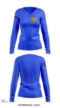 New Jersey state police 11429252 Women's Long Sleeve V-neck Shirt -1 131