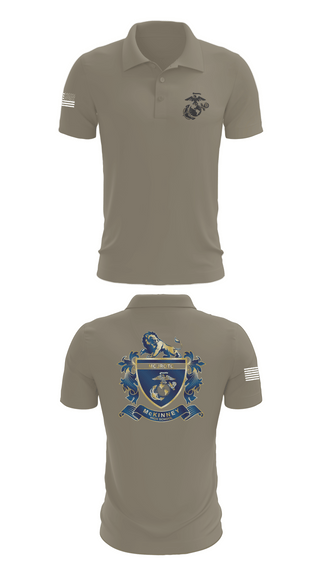 Short Sleeve Performance Polo, MHS MCJROTC, Marines, Teamtime, Team time, sublimation, custom sports apparel, team uniforms, spirit wear, spiritwear, sports uniforms, custom shirts, team store, custom team store, fundraiser sports, apparel fundraiser