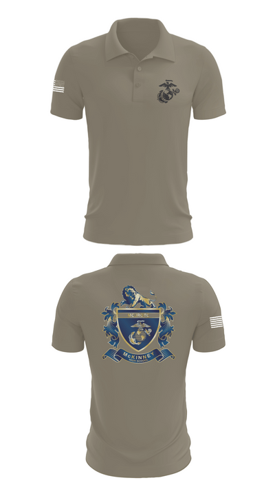 MHS MCJROTC 59562890 Short Sleeve Performance Polo - 67