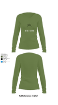 D-co 1-114th 40001496 Women's Long Sleeve V-neck Shirt - 42