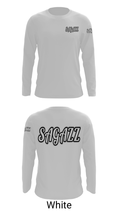 SAGAZZ 72853678 Long Sleeve Performance Shirt - 7