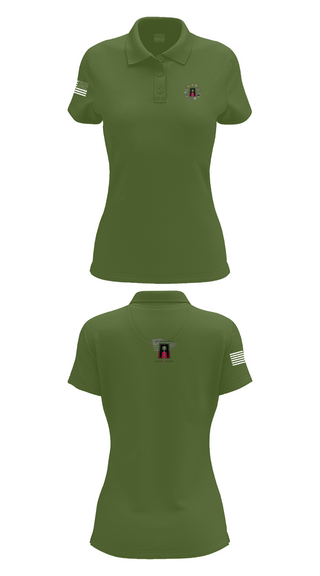 Womens Short Sleeve Performance Polo, 5th Armored Brigade, , Teamtime, Team time, sublimation, custom sports apparel, team uniforms, spirit wear, spiritwear, sports uniforms, custom shirts, team store, custom team store, fundraiser sports, apparel fundraiser