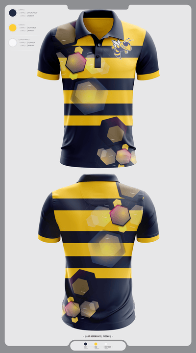 Wynne Yellowjackets 78568306 Short Sleeve Performance Polo - 37