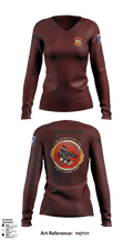 FCO 4-319 AFAR, 173 IBCT(A) 62795689 Women's Long Sleeve V-neck Shirt - 7