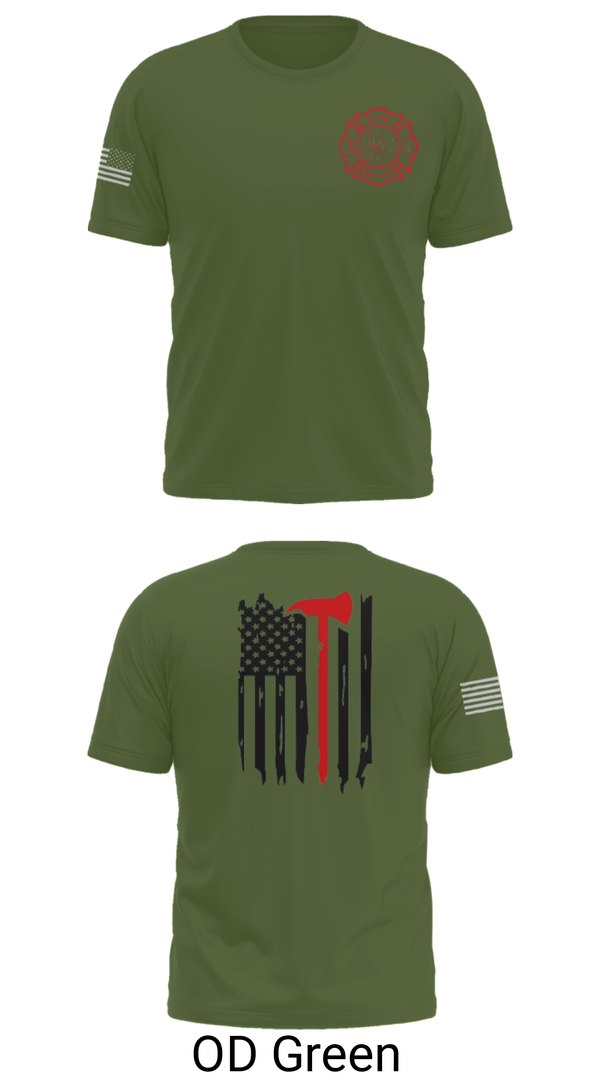 Short Sleeve Performance Shirt, Okay Fire & Rescue, Fire Department, Teamtime, Team time, sublimation, custom sports apparel, team uniforms, spirit wear, spiritwear, sports uniforms, custom shirts, team store, custom team store, fundraiser sports, apparel fundraiser