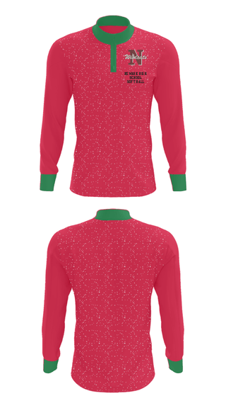 Quarter Zip Jacket, Newark High School Softball, Softball, Teamtime, Team time, sublimation, custom sports apparel, team uniforms, spirit wear, spiritwear, sports uniforms, custom shirts, team store, custom team store, fundraiser sports, apparel fundraiser