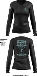 The Go To Guys 45873560 Women's Long Sleeve V-neck Shirt - 3