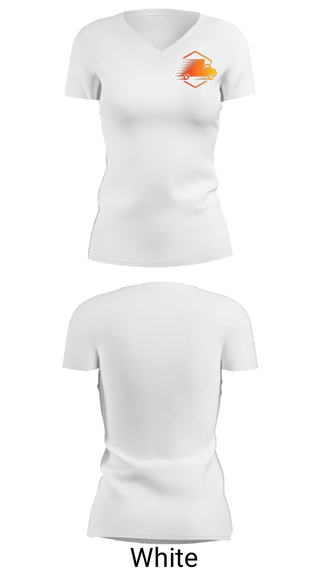 Womens Short Sleeve Vneck Shirt, Lazos Transportation LLC, , Teamtime, Team time, sublimation, custom sports apparel, team uniforms, spirit wear, spiritwear, sports uniforms, custom shirts, team store, custom team store, fundraiser sports, apparel fundraiser