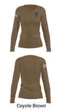 1st Plt, A Co, 2-325 AIR 48515374 Women's Long Sleeve V-neck Shirt - 17