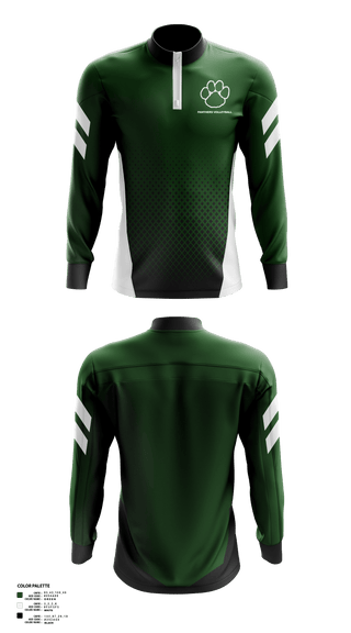 Quarter Zip Jacket, Panthers Volleyball, Women's Volleyball, Teamtime, Team time, sublimation, custom sports apparel, team uniforms, spirit wear, spiritwear, sports uniforms, custom shirts, team store, custom team store, fundraiser sports, apparel fundraiser
