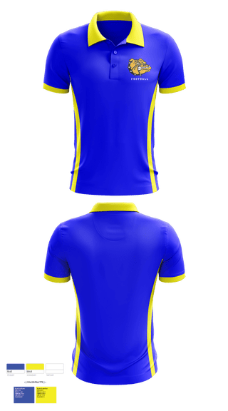 Short Sleeve Performance Polo, Claysburg-Kimmel Senior High School Football, Football, Teamtime, Team time, sublimation, custom sports apparel, team uniforms, spirit wear, spiritwear, sports uniforms, custom shirts, team store, custom team store, fundraiser sports, apparel fundraiser