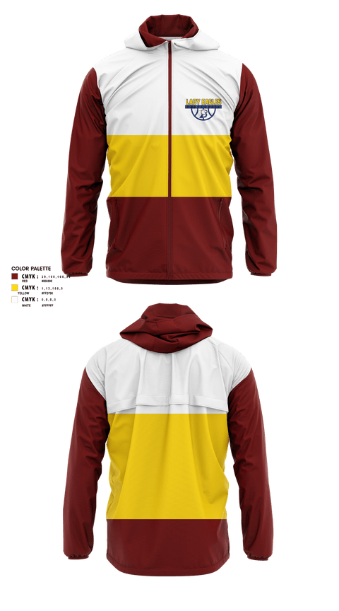 Windbreaker, Ellicottville Central Middle School Basketball, Women's Basketball, Teamtime, Team time, sublimation, custom sports apparel, team uniforms, spirit wear, spiritwear, sports uniforms, custom shirts, team store, custom team store, fundraiser sports, apparel fundraiser