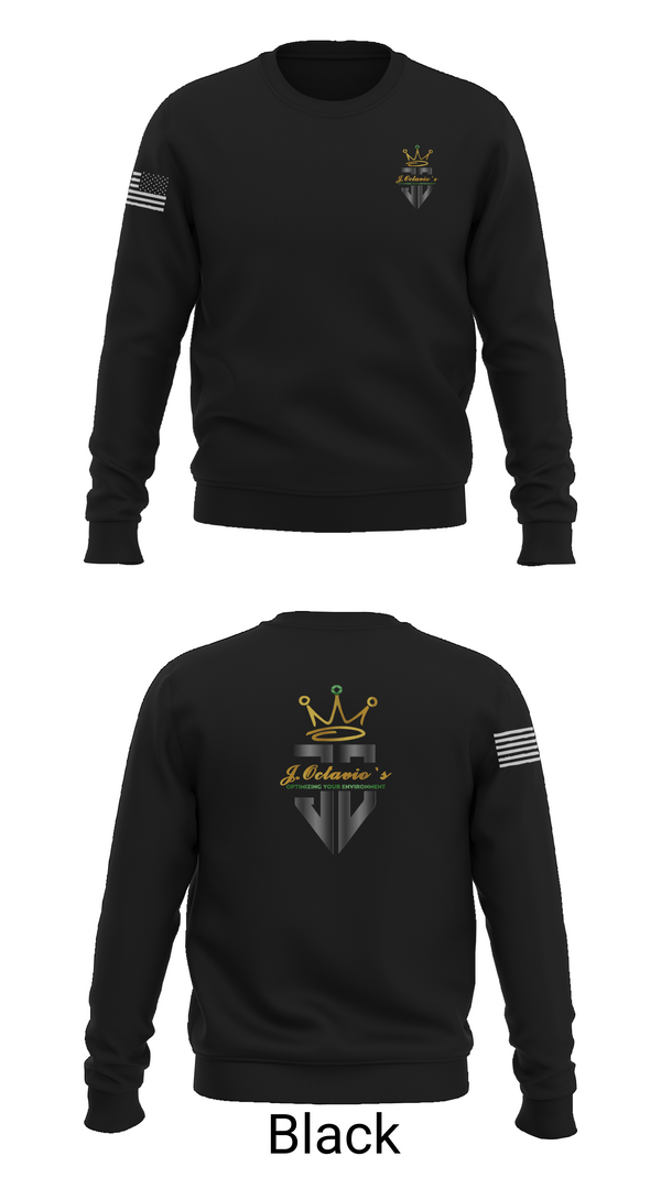 Crew Neck Sweatshirt, J Octavio’s, , Teamtime, Team time, sublimation, custom sports apparel, team uniforms, spirit wear, spiritwear, sports uniforms, custom shirts, team store, custom team store, fundraiser sports, apparel fundraiser