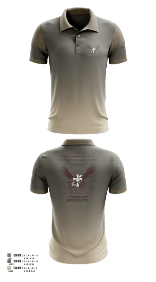 Short Sleeve Performance Polo, Agape Youth Reachout inc, , Teamtime, Team time, sublimation, custom sports apparel, team uniforms, spirit wear, spiritwear, sports uniforms, custom shirts, team store, custom team store, fundraiser sports, apparel fundraiser