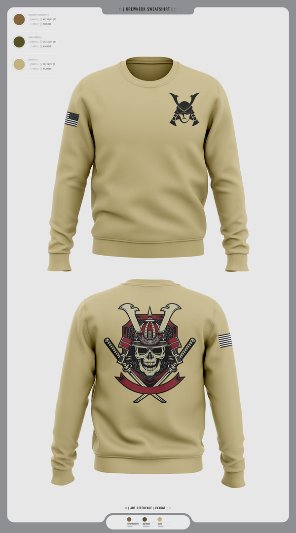 Crew Neck Sweatshirt, RoNiN, , Teamtime, Team time, sublimation, custom sports apparel, team uniforms, spirit wear, spiritwear, sports uniforms, custom shirts, team store, custom team store, fundraiser sports, apparel fundraiser