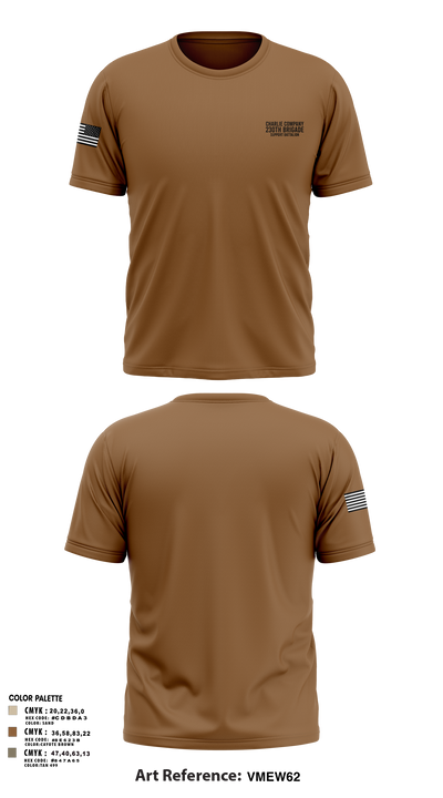 Charlie Company 230th Brigade Support Battalion Short Sleeve Performance Shirt - 2