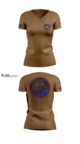 Womens Short Sleeve Vneck Shirt, Detachment 1, 24th MDSB, , Teamtime, Team time, sublimation, custom sports apparel, team uniforms, spirit wear, spiritwear, sports uniforms, custom shirts, team store, custom team store, fundraiser sports, apparel fundraiser